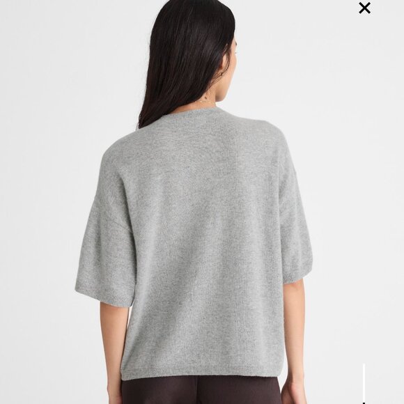 Madewell Short-Sleeve Sweater Tee Cashmere - Picture 4 of 8